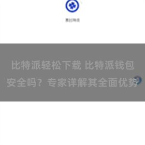 比特派轻松下载 比特派钱包安全吗？专家详解其全面优势