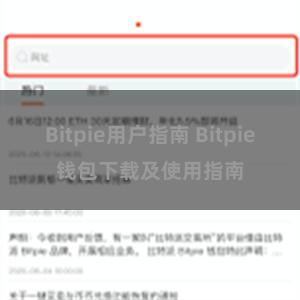 Bitpie用户指南 Bitpie钱包下载及使用指南