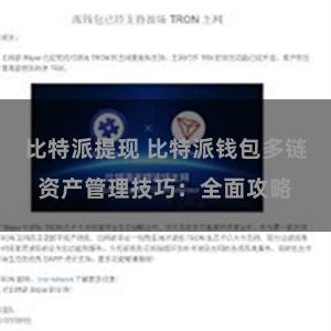 比特派提现 比特派钱包多链资产管理技巧：全面攻略