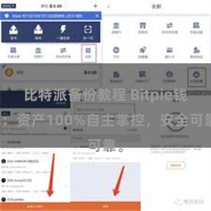 比特派备份教程 Bitpie钱包：资产100%自主掌控，安全可靠。