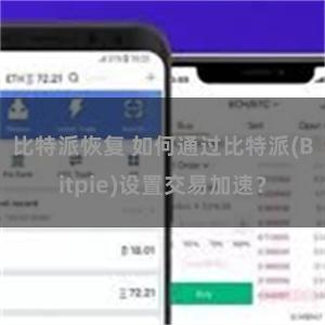 比特派恢复 如何通过比特派(Bitpie)设置交易加速？