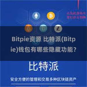 Bitpie资源 比特派(Bitpie)钱包有哪些隐藏功能？