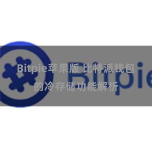 Bitpie苹果版 比特派钱包的冷存储功能解析