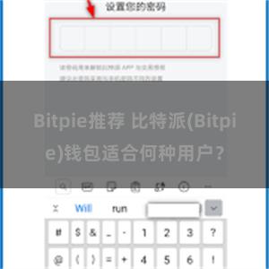 Bitpie推荐 比特派(Bitpie)钱包适合何种用户？